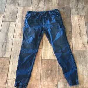 Men’s size XL Hollister denim joggers